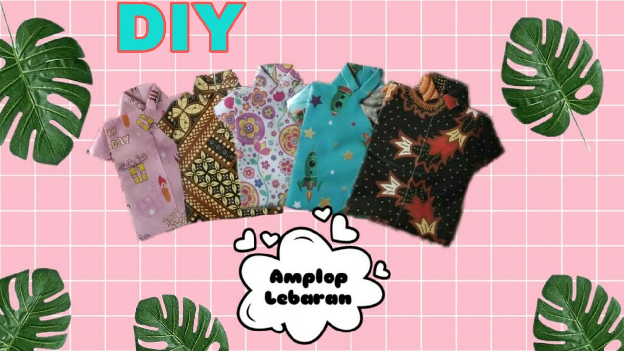 Cara Membuat Amplop Lebaran Mudah Bentuk Baju
