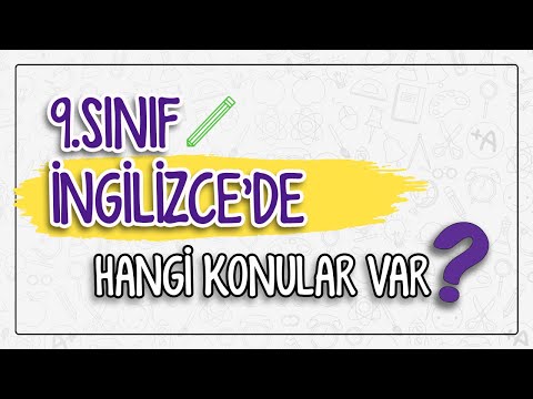 Video: 9. sınıf İngilizce nedir?