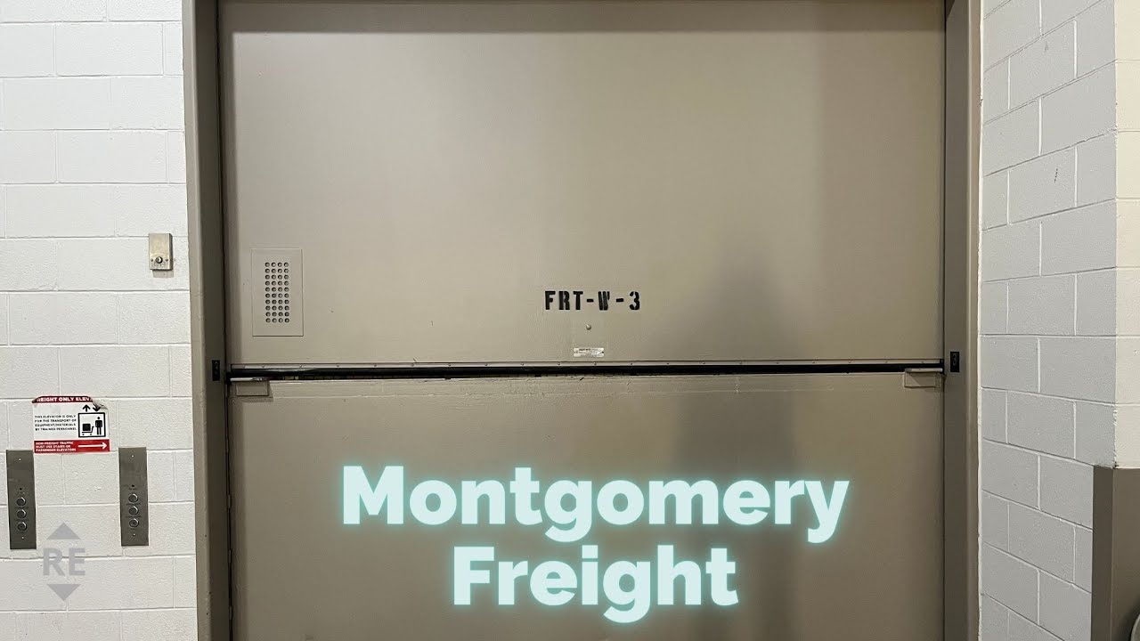 HUGE Montgomery Freight elevator at The Wisconsin Center, Milwaukee, WI