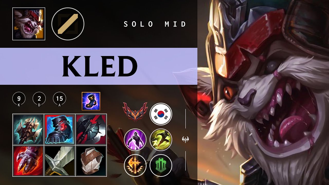 Kled Mid vs Lissandra - KR Grandmaster Patch 26.02