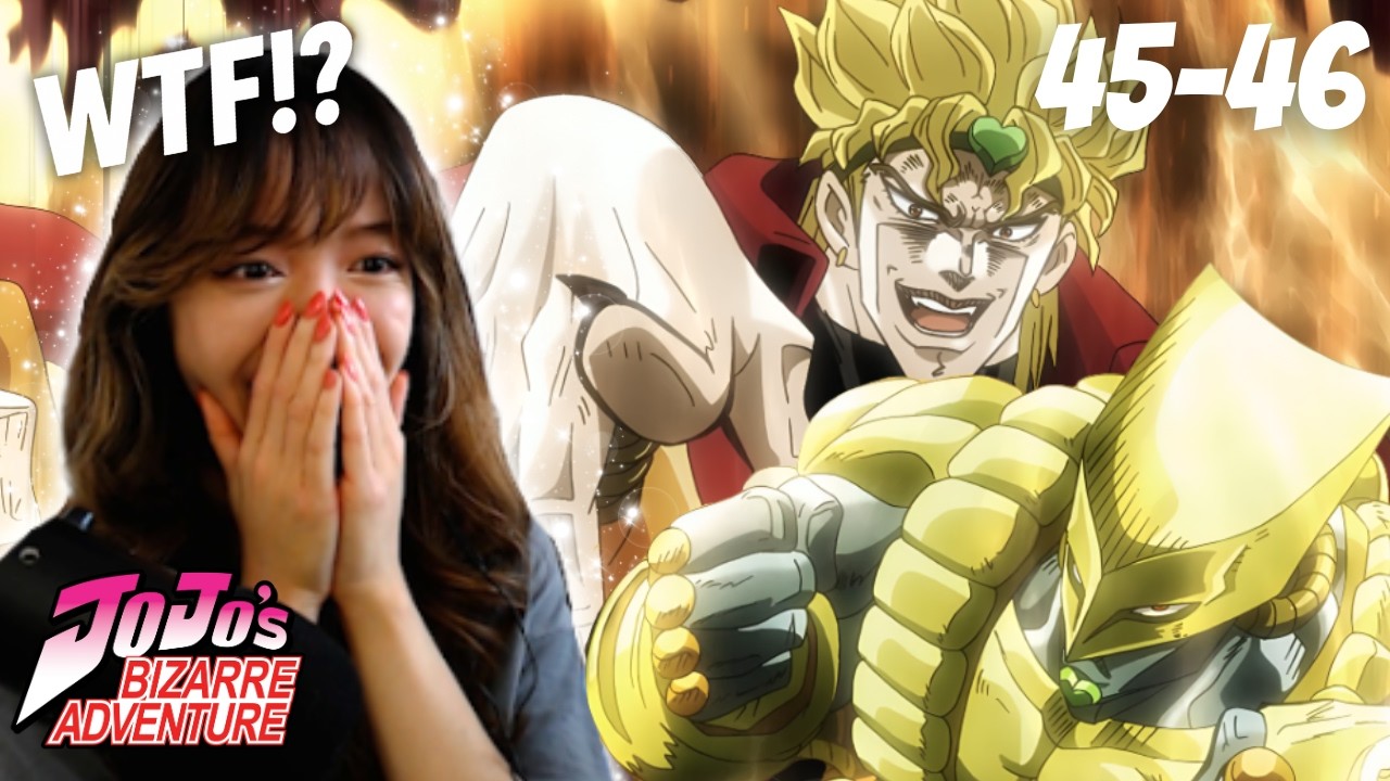 ZA WARUDO!!⌛🔥 JoJo's Stardust Crusaders Ep 45 and 46 REACTION