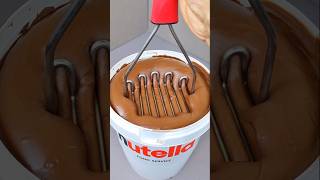 Giant Nutella Bucket Dipping