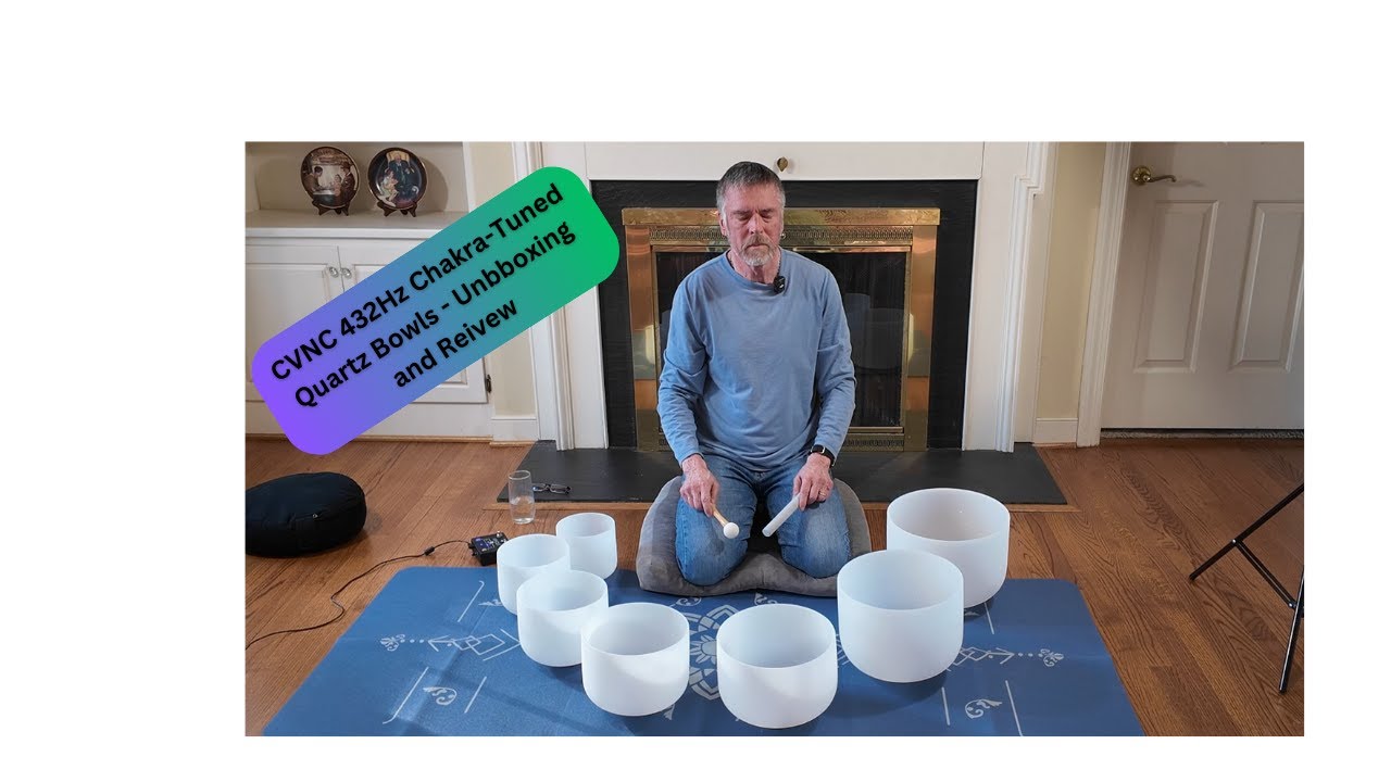 🔮✨ Crystal Singing Bowls Unboxing & Sound Test | CVNC 432Hz Chakra-Tuned Quartz Bowls