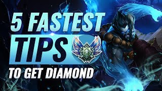 5 Fastest SHORTCUTS To Get To Diamond (All Roles) - League of Legends Season 9