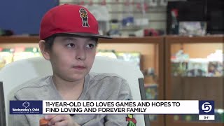 Wednesday s Child Leo 11 hopes to be adopted in a family while keeping strong sibling connections