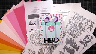 Hero Arts May 2026 My Monthly Hero &amp; Super Hero "Big Present" Card Tutorial!