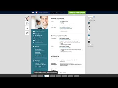 Comment créer mon CV / Outil gratuit de création de CV design