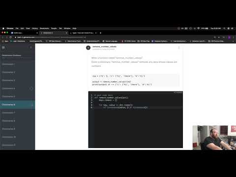 Python practice problems - Dictionaries 6 - Challenge #2