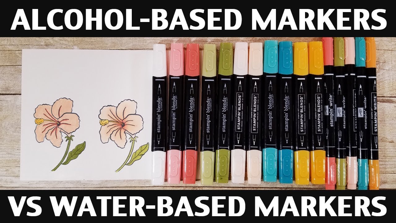 Markers 101; Water-Based v Alcohol-Based 