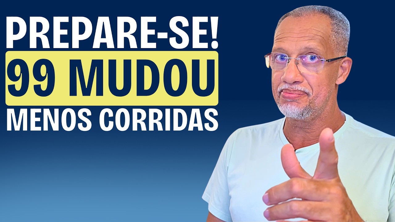 🛑99 Mudou o Algoritmo👉Ganhos podem cair para a maioria dos Motoristas🤦🏻‍♂️