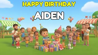 Aiden Happy Birthday Song Premium 3D Animation