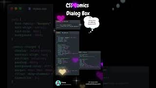 For the First Time Ever, See How CSS is Used to Create Comics Dialog Box! 😍😍