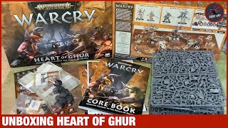 UNBOXING WARCRY HEART OF GHUR - What's In The Box? Review With All The Contents - Age Of Sigmar