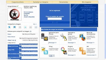 Upload Tutorial photo to imageshack