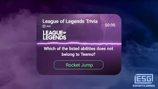 League of Legends Esports Games Trivia screenshot 3