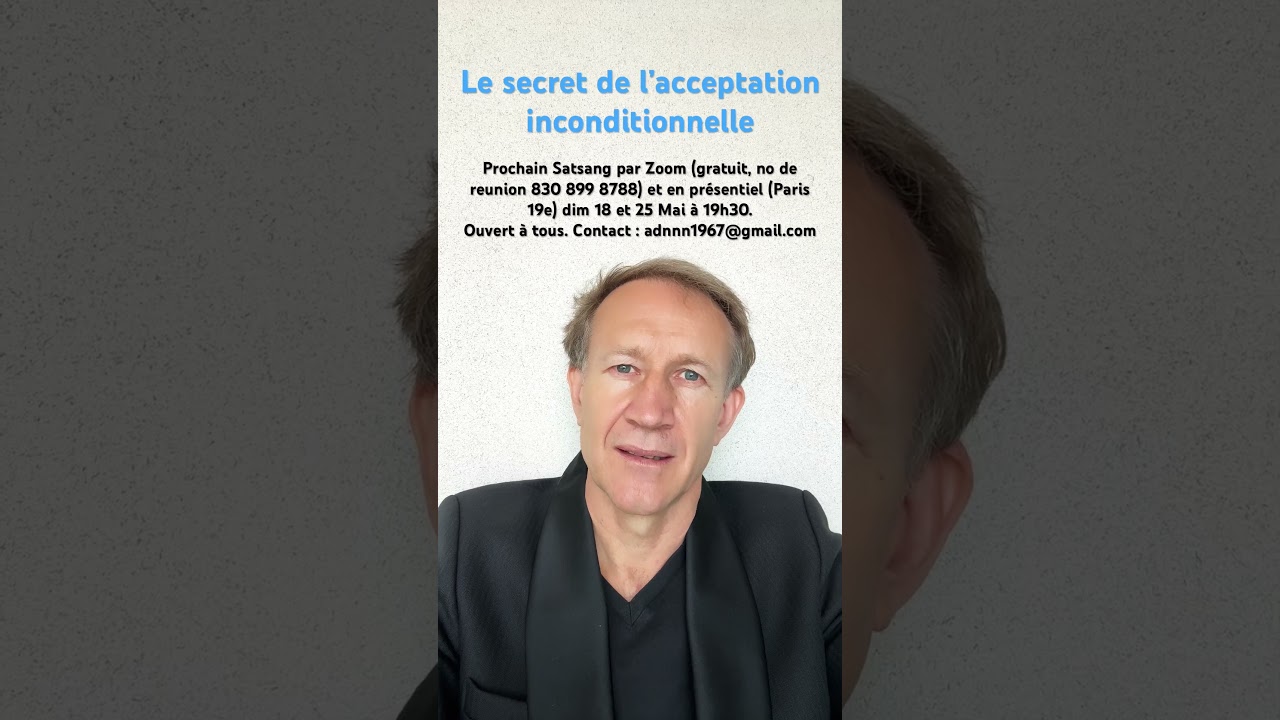 Le secret de l’accueil inconditionnel. 