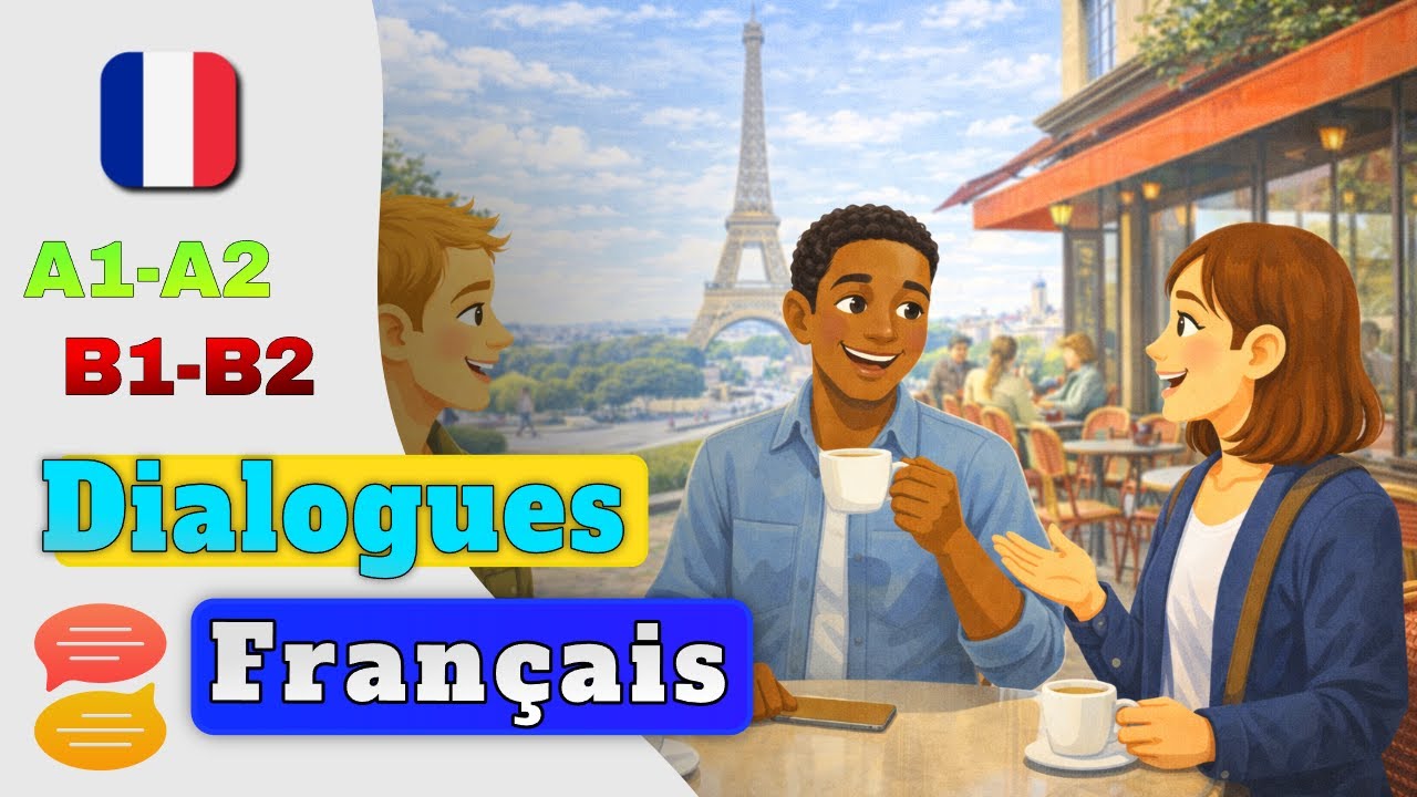 Apprenez le français 🇫🇷 avec des dialogues du quotidien | La vie quotidienne en français