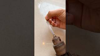 Genius trick with drill #tricks #tips #diy #lifehacks #drill