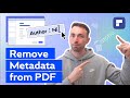 Guide to Removing Metadata from PDF Files on Mac and Windows