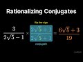 Intermediate Algebra — 26.3: Rationalizing with Conjugates