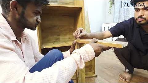 Furniva Engineered Wooden Vault Two Door DIY Installation | Giant Wood | Hidden Drawer & Handing Rod