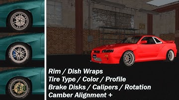 MTA:SA Advanced Wheels Customization V2.0 ( Outdated )