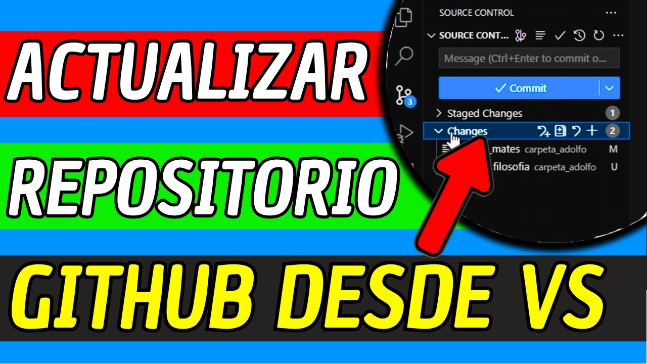 Como Actualizar Un Repositorio En Github Desde Visual Studio Code 2026