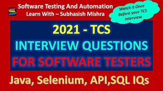 Tcs Interview Experience 2021 For Software Testers Tcs Technical Hr Round Questions