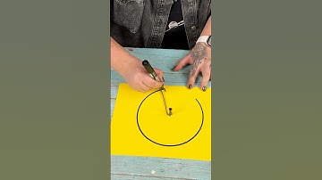 GENIUS HACK: Draw a PERFECT Circle in a Seconds ! 😎🤯