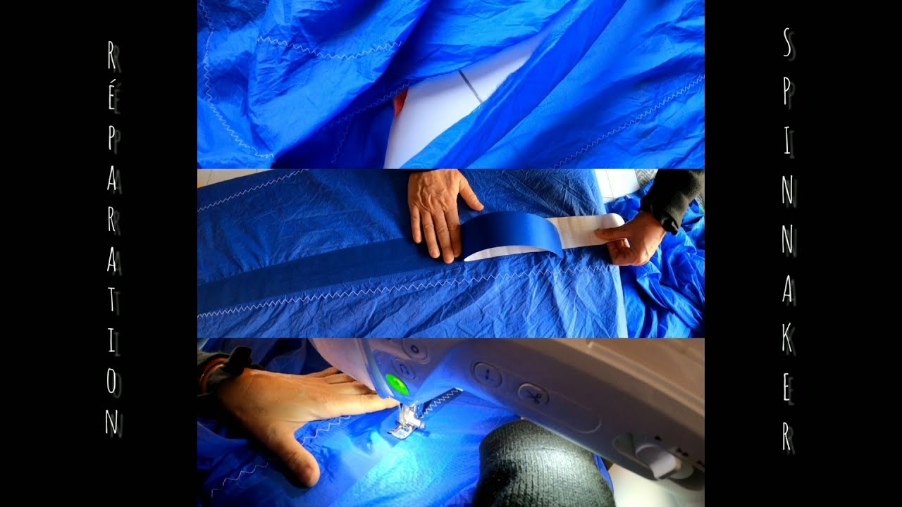 Comment réparer son spinnaker facilement - @VoilierMartineke tutoriel
