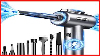 POMELS Ultra-Powerful Electric Air Duster: The Ultimate Cleaning Tool for Home and Tech
