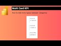 How to Add Space Between Categories of Power BI Multi Row Card