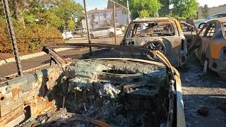 Used Car Lot Devastation in Kenosha WI After 2020 BLM "Peaceful Protests"