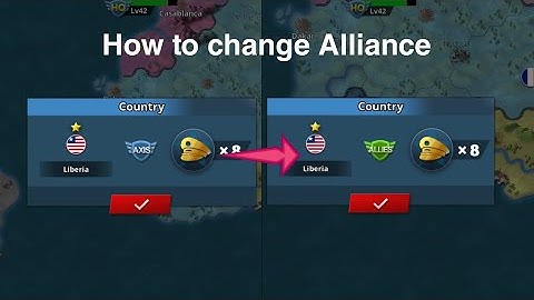 How to change Wc4 alliance