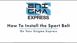 How to Install the Sport Belt on your PHLster Enigma Express