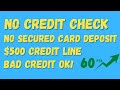 Build Credit Fast No Credit Check Line of Credit | Bad Credit OK