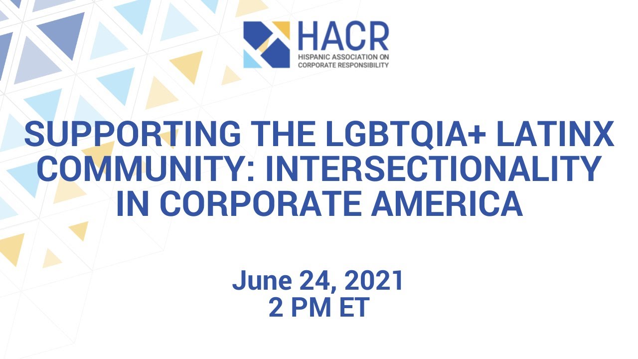 Supporting the LGBTQIA+ Latinx Community: Intersectionality in ...