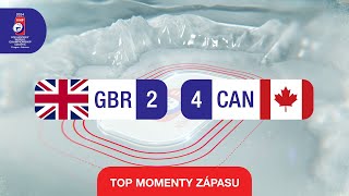 VEĽKÁ BRITÁNIA vs. KANADA | 2:4 | IIHF Majstrovstvá sveta 2024 - Highlighty zápasu