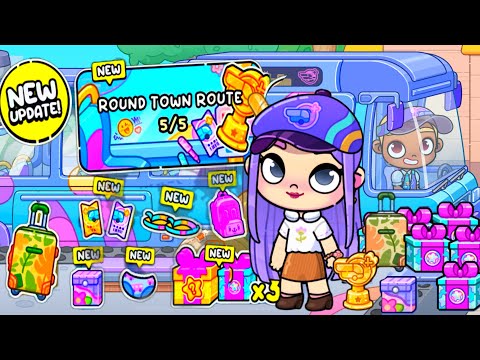 ROUND TOWN ROUTE | I found ALL the Secrets of New Bus Terminal in Avatar World