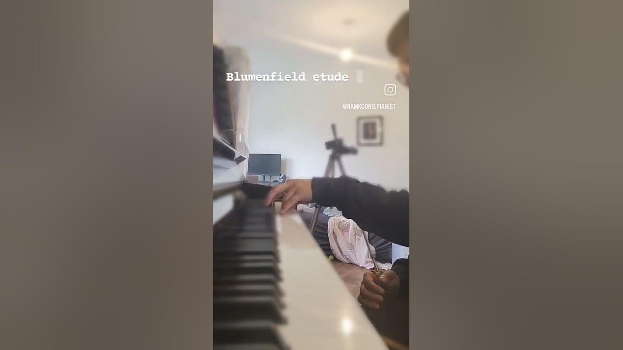 F.Blumenfield Etude for left-hand practicing 31/5/23 #piano #lefthand #classicalmusic