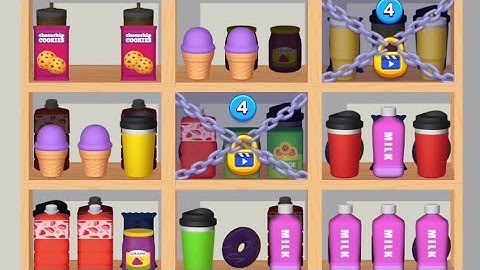 Goods Jam Level 4 5 Game Walkthrough || Goods Jam Sorting Puzzle Game