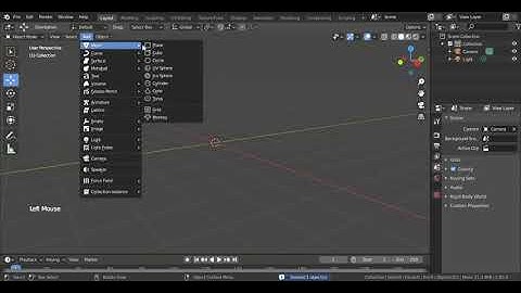 Low poly UFO made with Blender