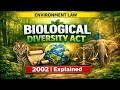 Biological Diversity Act 2002 Full Explanation | Biodiversity Law | CGPDTM | Law exams | IPR Guru |