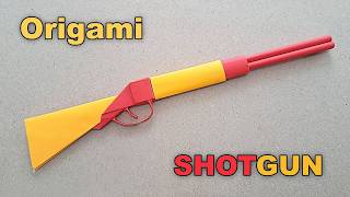 I Made a 6-Shot Paper Gun 😱🔥 | DIY Origami Paper Craft