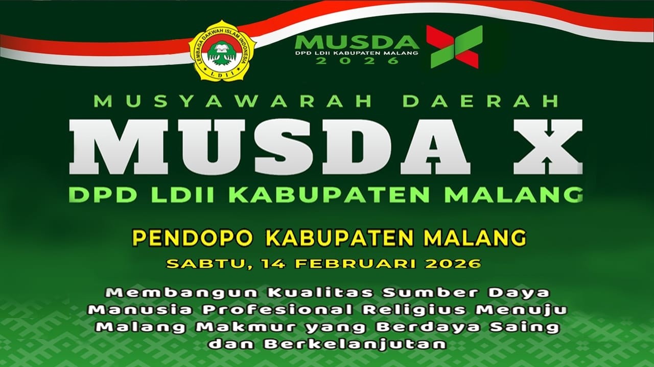 SIDANG PARIPURNA & SIDANG KOMISI | MUSDA X DPD LDII KAB. MALANG | SABTU, 14 PEBRUARI 2026