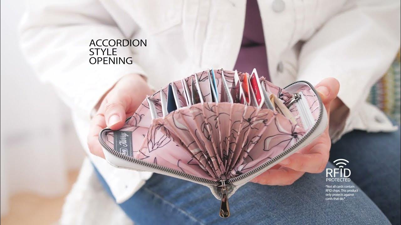 Lug Flurry RFID Wallet with Personalization Charm Bar YouTube