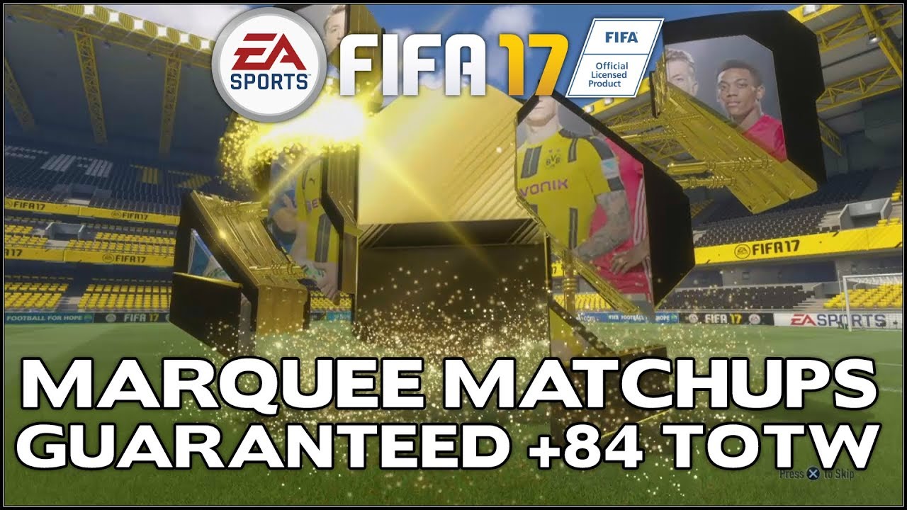 FIFA 17 : Marquee Matchups SBC!! Completed With Rewards!!