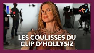 Behind the scenes of the HOLLYSIZ music video