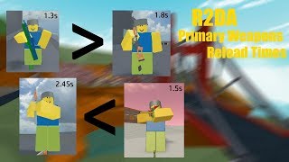 R2DA - Primary Weapon Reload Times