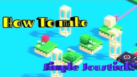 How to make simple joystick in mobile! #fancade #creategameinmobile #gamedev #8step #indiegamedev